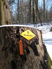 Schildchen am Wege